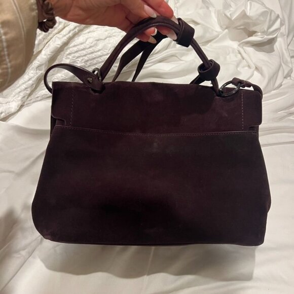 Rebecca Minkoff Stella Leather Suede Satchel Bag - Picture 2 of 6